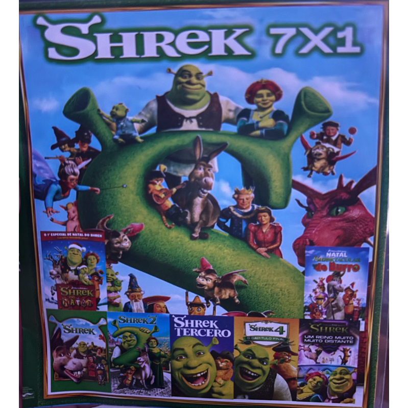 Dvd Shrek 7 em 1