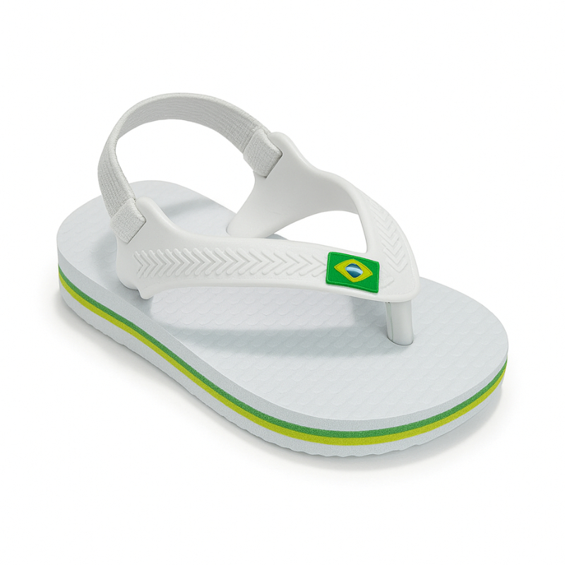 Chinelo Infantil com Elástico Antiderrapante Confortável Bebê Unissex