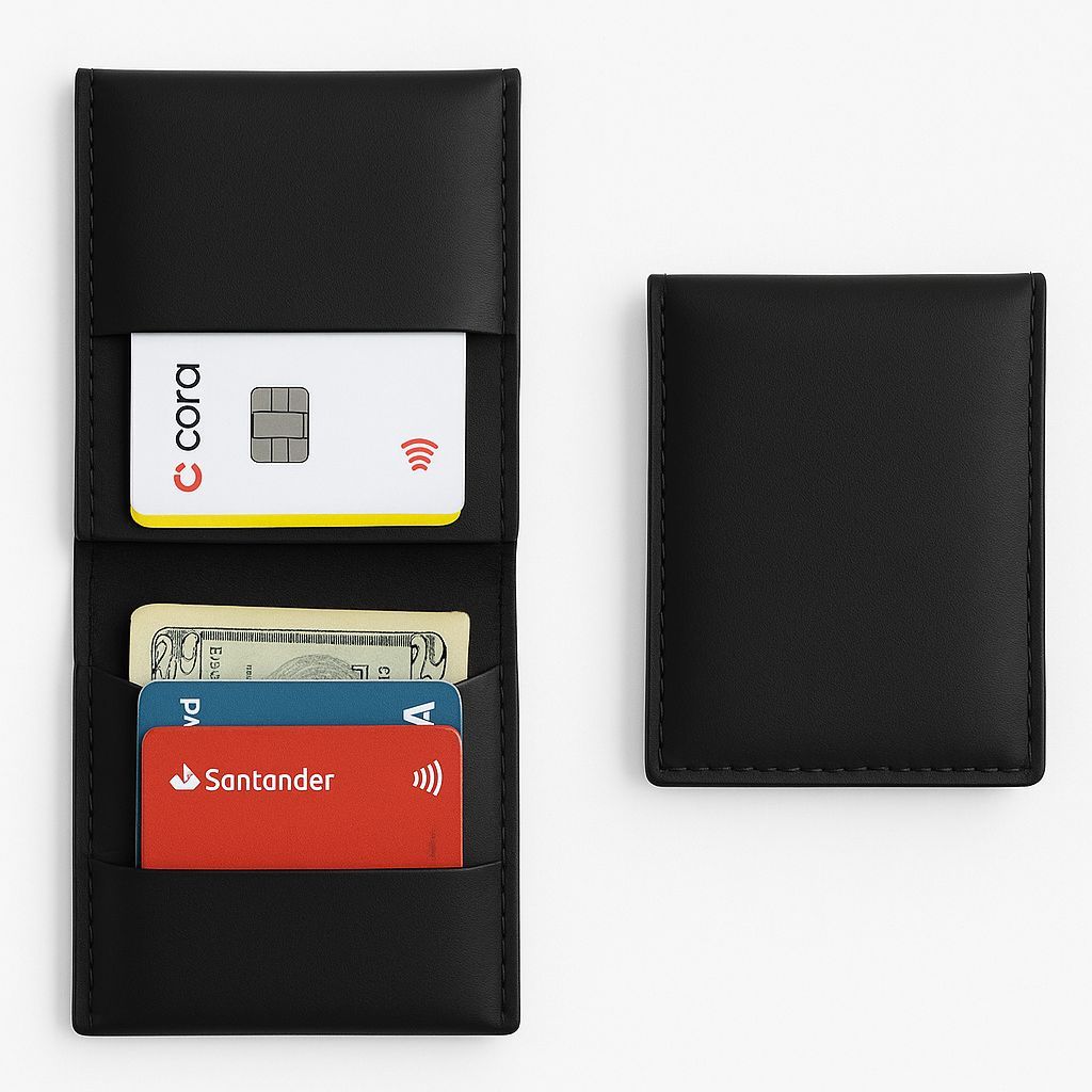 kit 40 Porta Cartão Masculino e feminino Slim Carteira Feminina Carteira masculina Promoção Varias