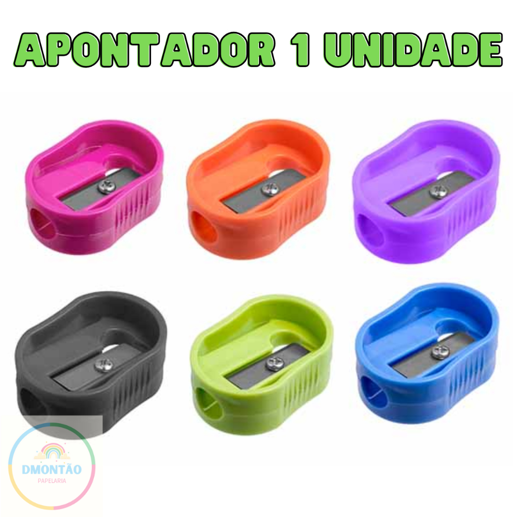Apontador De Lapís New Simple Pote Com 1 Unidade Leoeleo