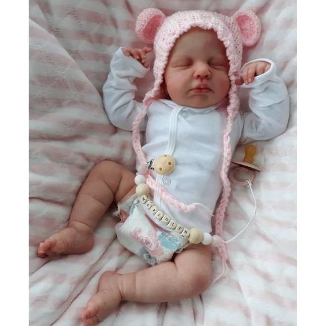 Bebe Reborn Boneca com Pintura Realista Silicone Lara ou Lucca Enxoval Completo
