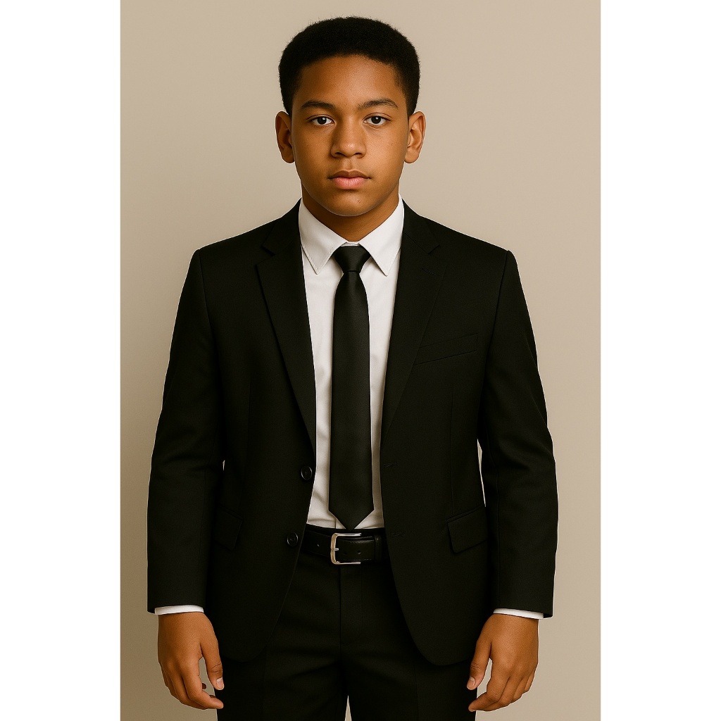 Conjunto Social Infantil Masculino terno Blazer de 1 a 14 anos