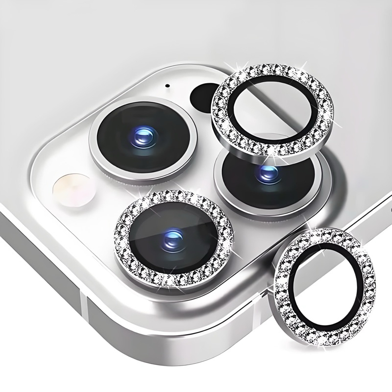 Películas Lente Câmera Brilho brilhante Para iPhone 17 11 12 13 14 15 16 Pro ProMax Plus  mini Air