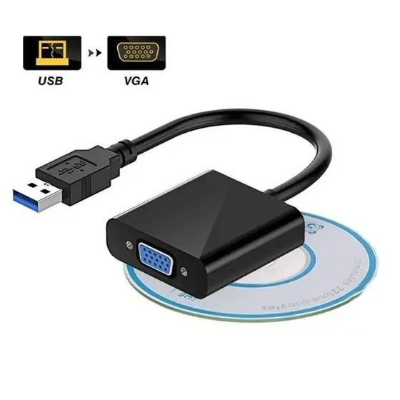 Cabo Conversor USB X VGA USB 3.0 - KP-AD006 - KNUP