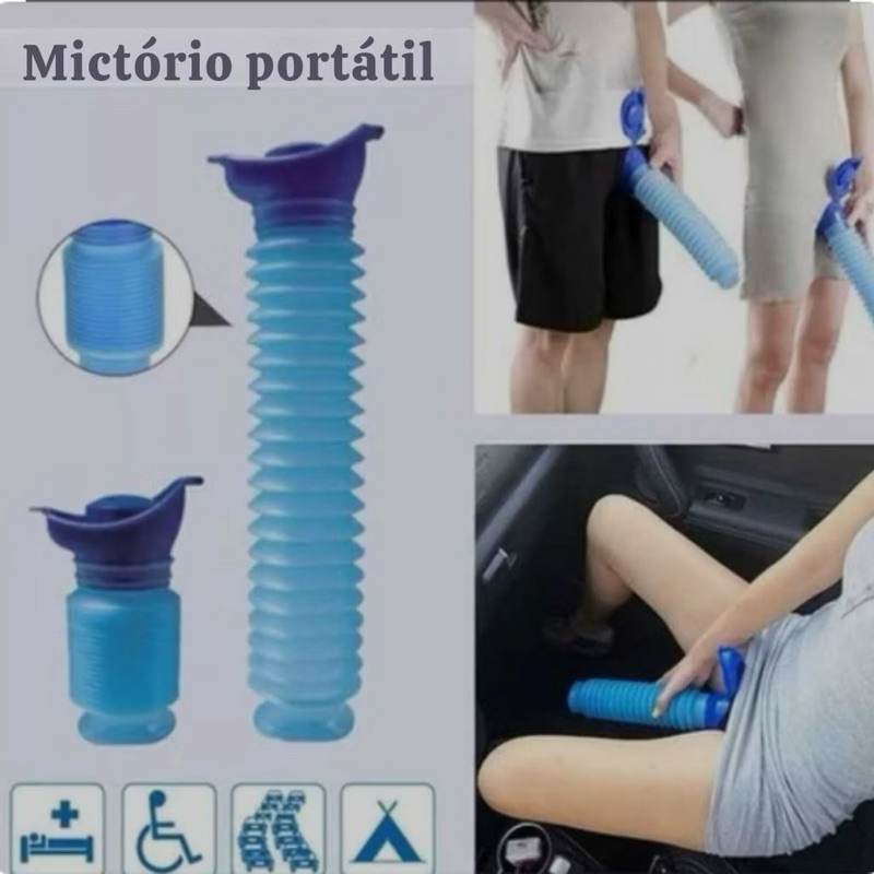 Mictorio Masculino Feminino Reutilizável Portátil extesivel Camping Car Ar livre Coletor Urina Unisex