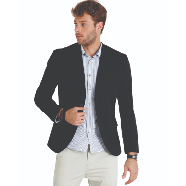 Blazer Slim Masculino 2 Botões Corte Italiano - Mega Oferta