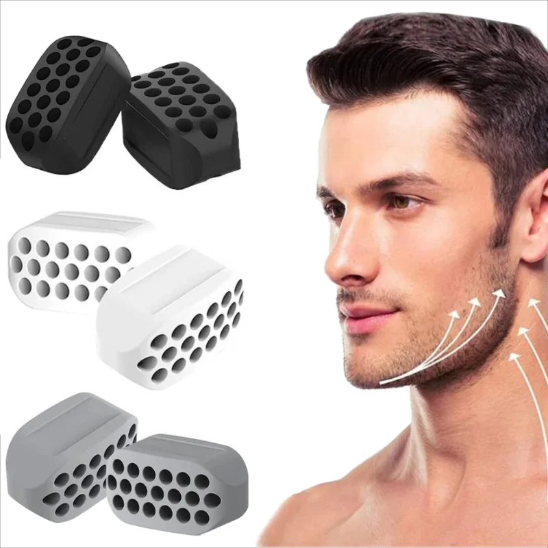 Exercitador Mandíbula Jawline Aparelho Para Definir Músculos Modelador Facial Maxilar Pescoço