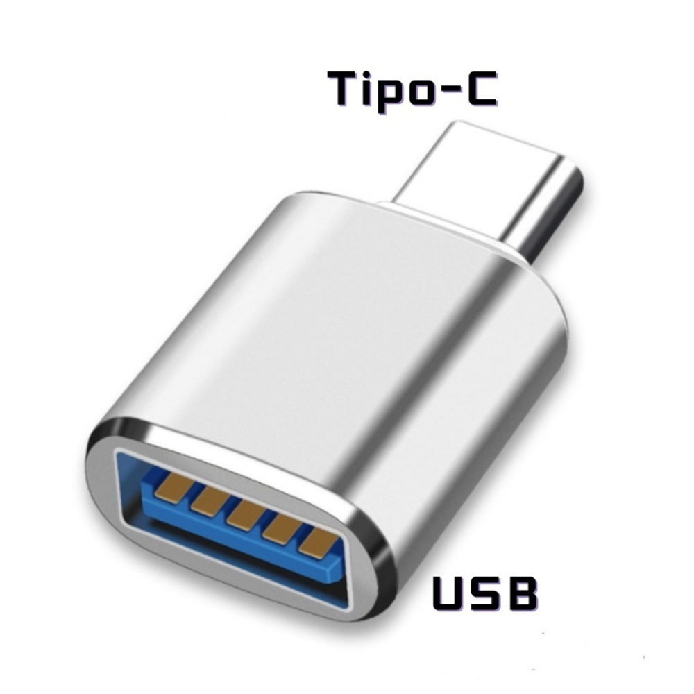 Adaptador Conector Tipo C para USB 3.0 OTG Conversor Macho USB-C Velocidade 4.1 Ultra rápido