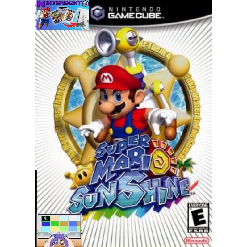 Super Mario Sunshine GAMECUBE/PARA NINTENDO (WII) DESBLOQUEADO/ MÍDIA FÍSICA
