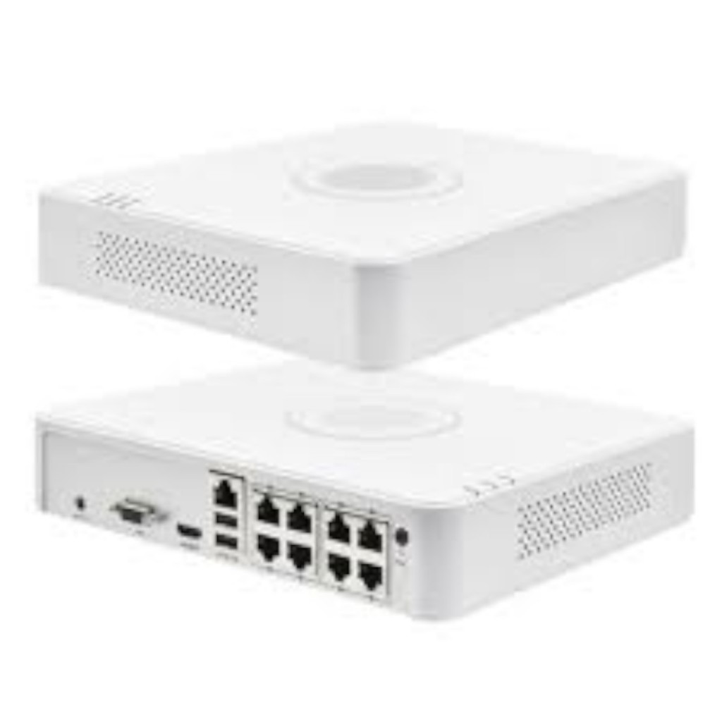 Gravador de Vídeo em rede HikVision DS-7108NI-Q1/8P - 8 canais IP PoE RJ45 10/100 Mbps