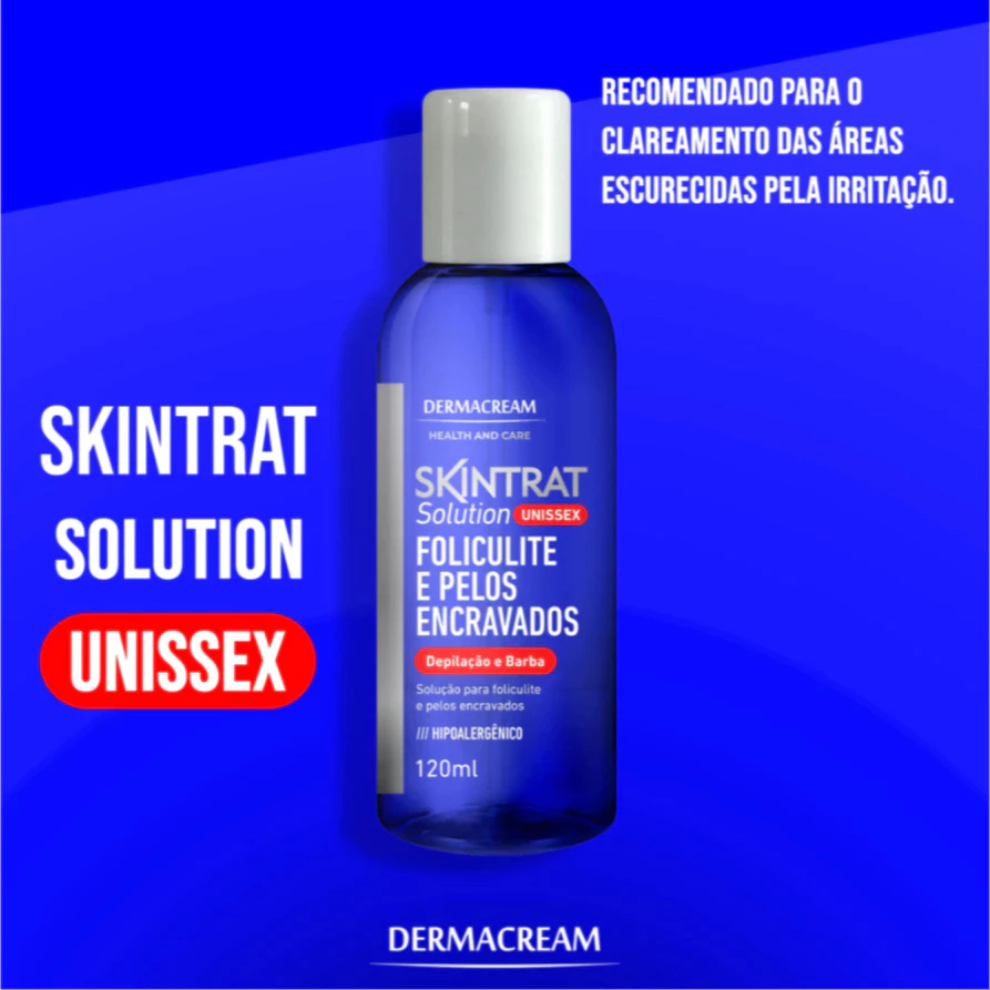 Skintrat Foliculite e Pelos Encravados Depilação e Barba 120ml - Dermacream Unissex