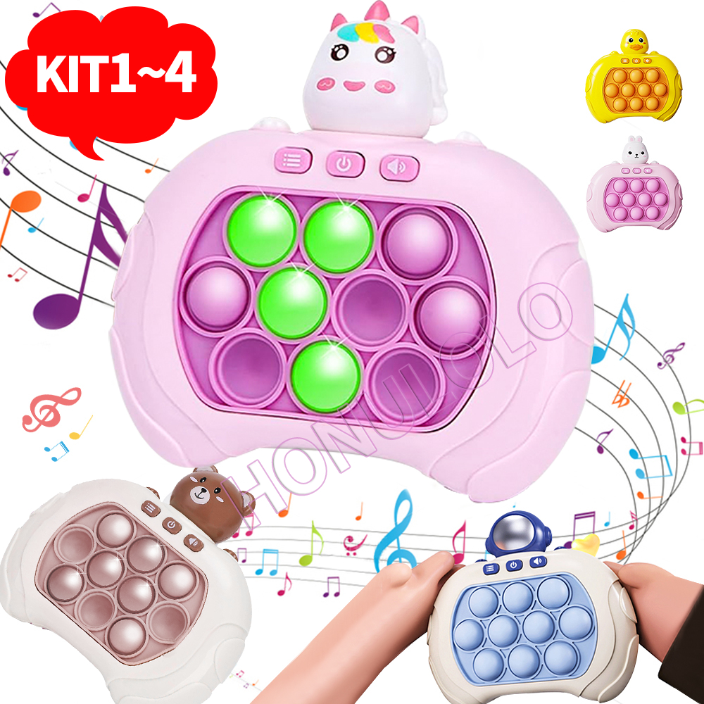 Fast Push Game Pop it Gamer Brinquedo Anti Stress Eletrônico Tirar o Stress de Crianças e Jovens