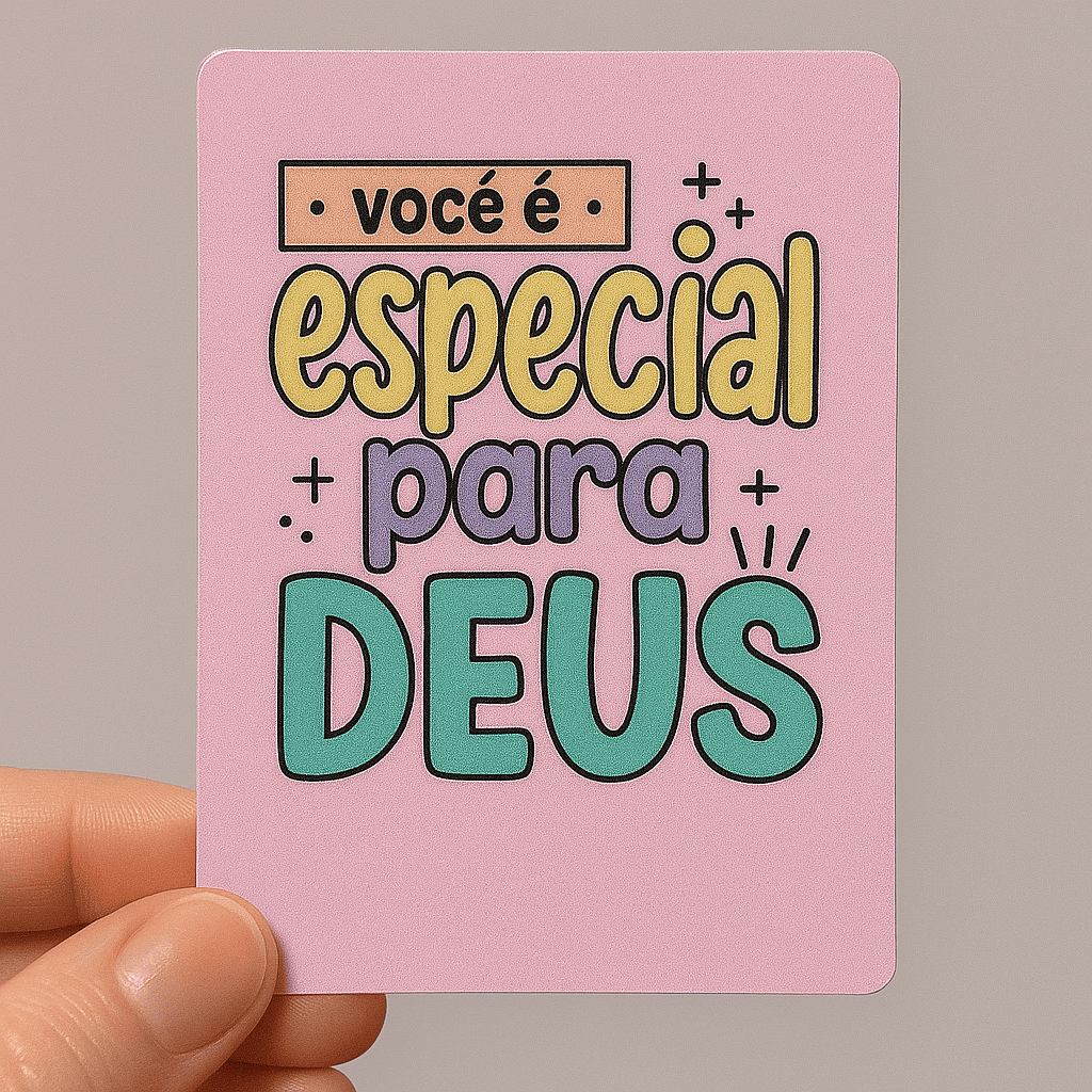 Mini Cartão Tag Frases Versículos Bíblicos Agradecimento Cliente Cartão Motivacional 4,8cm x 3,87 cm