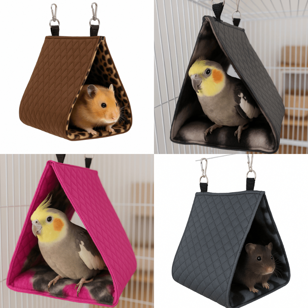Toquinha Toca Caminha Suspensa Bird Pássaros Gaiola Hamster Porco da índia