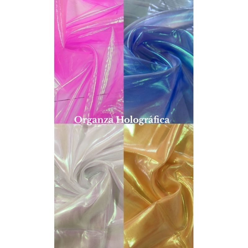 Organza Holográfica Furtacor – 100% Poliéster | 1,50m de Largura | 2 e 3 metros