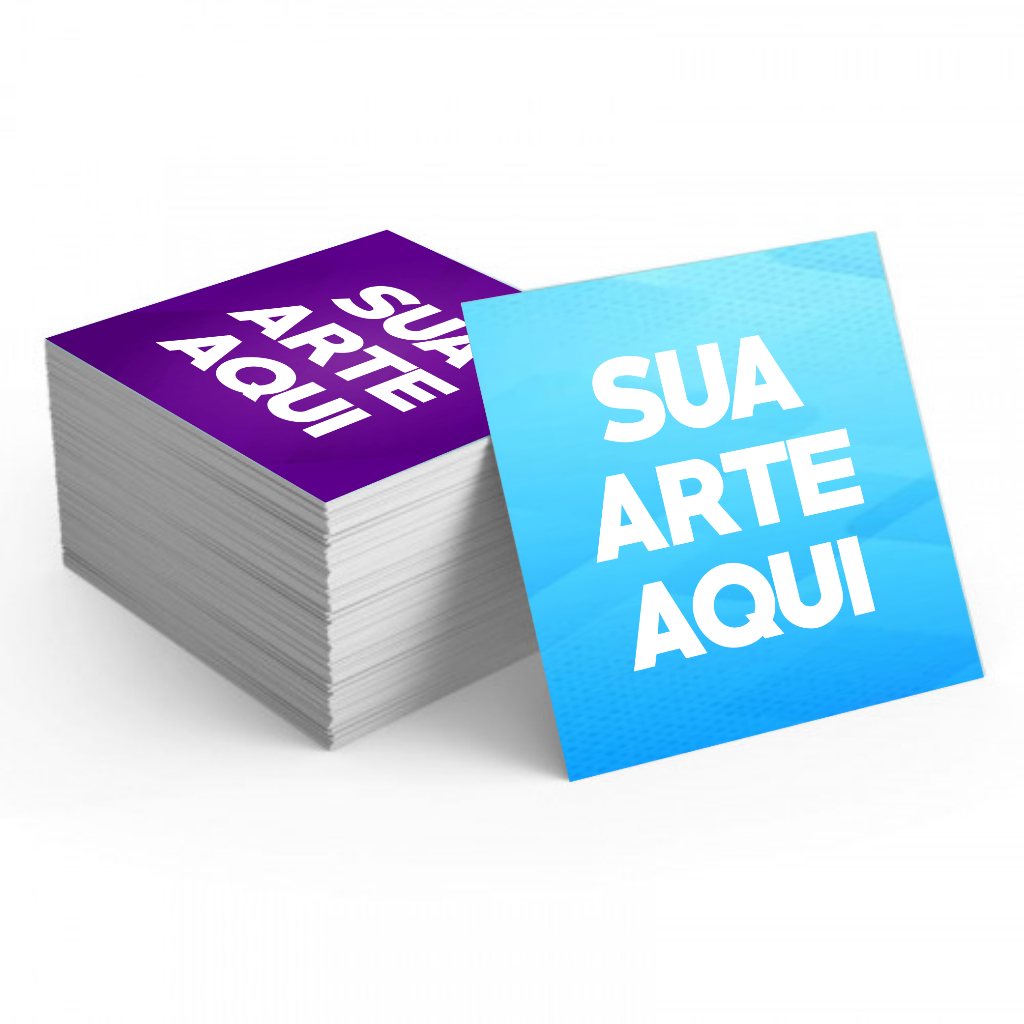 Cartões Personalizados 5x5cm ~ 100und