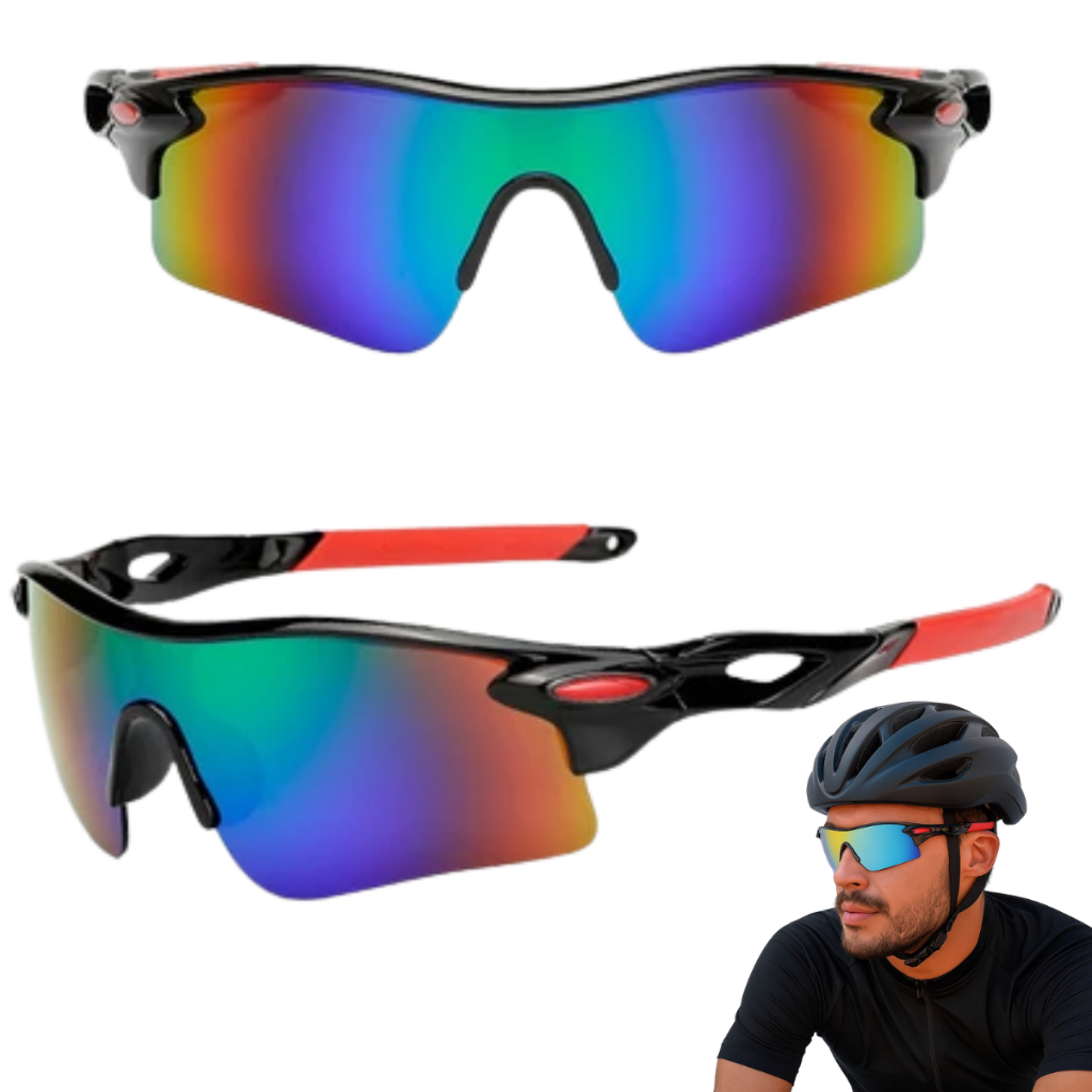 Óculos De Ciclismo Para Ao Ar Livre Esportivo Corrida De Bicicleta Pesca Proteção Uv