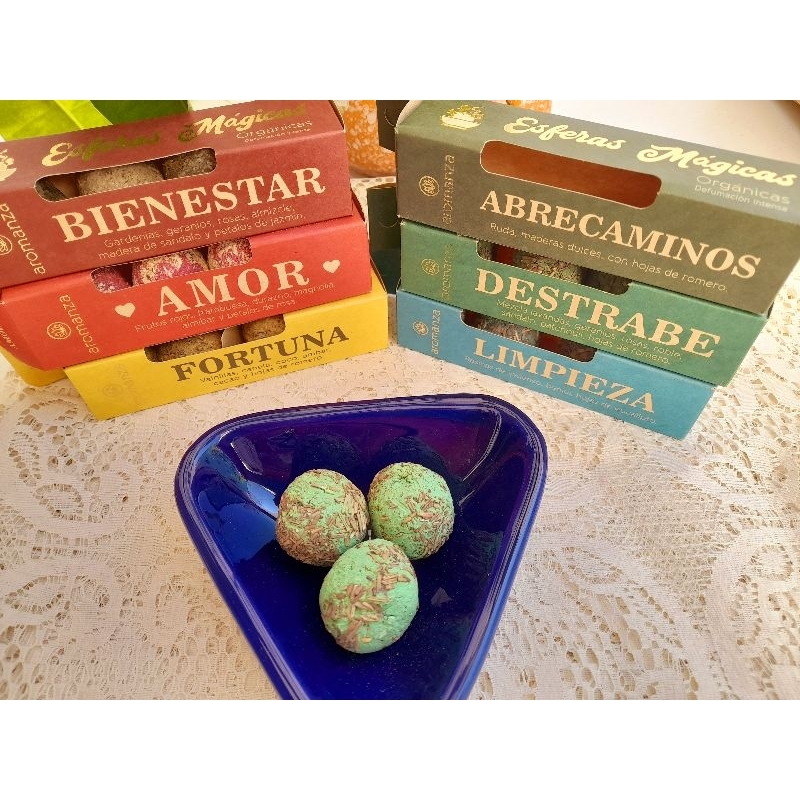 Bombita de defumação, Esferas Magicas  caixa c/4