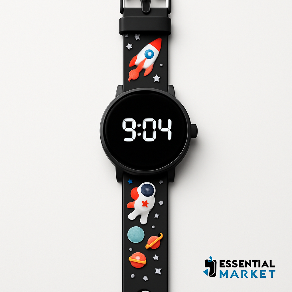 Relógio Infantil Digital LED Personagens - À Prova D'água - Vários Modelos