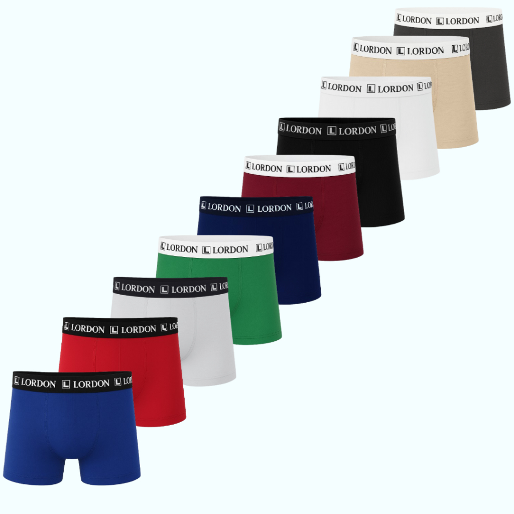 Kit 10 Cuecas Boxer Infantil Menino Algodão Cotton Confortável