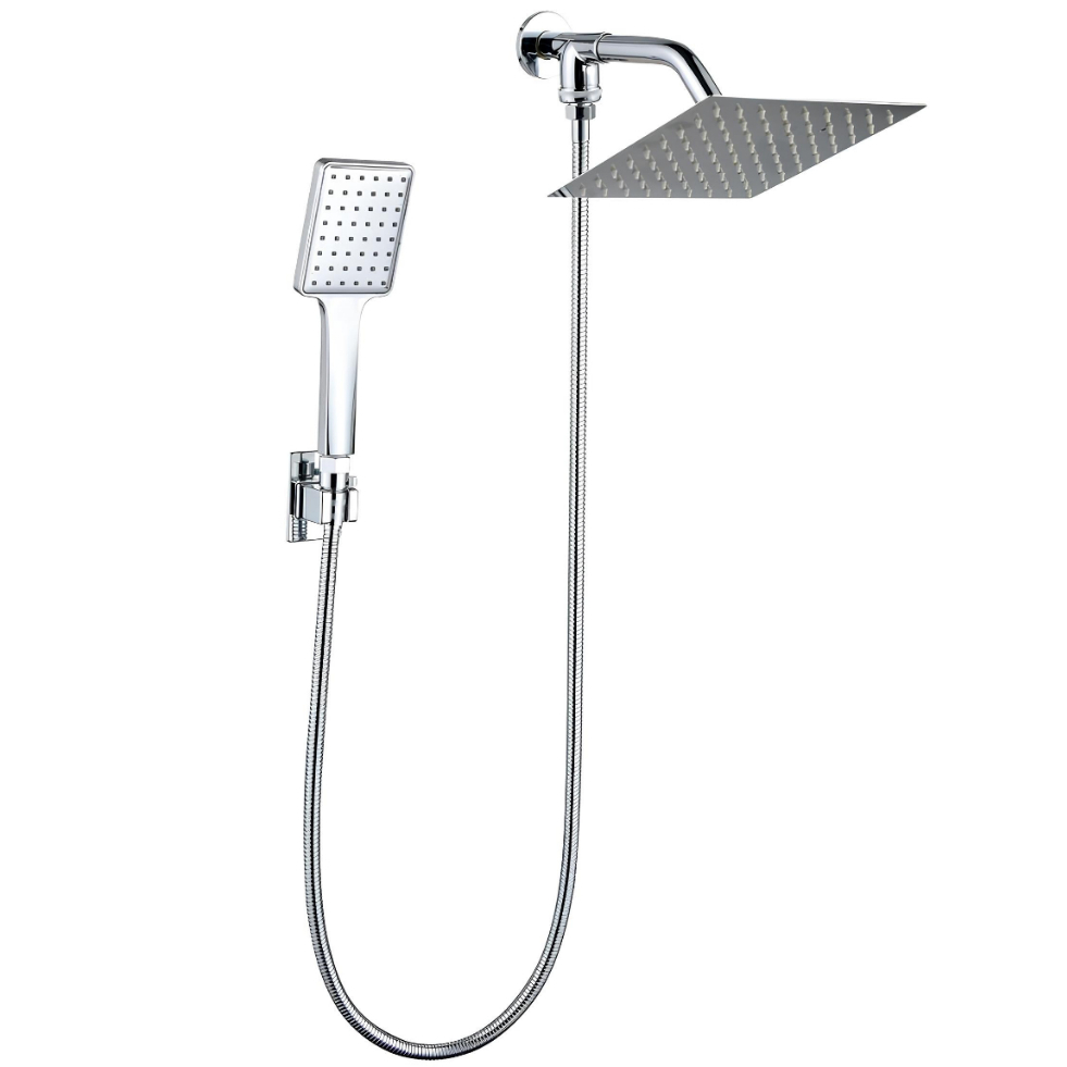 Chuveiro Ducha Inox Com Desviador Kit Chuveiro Completo