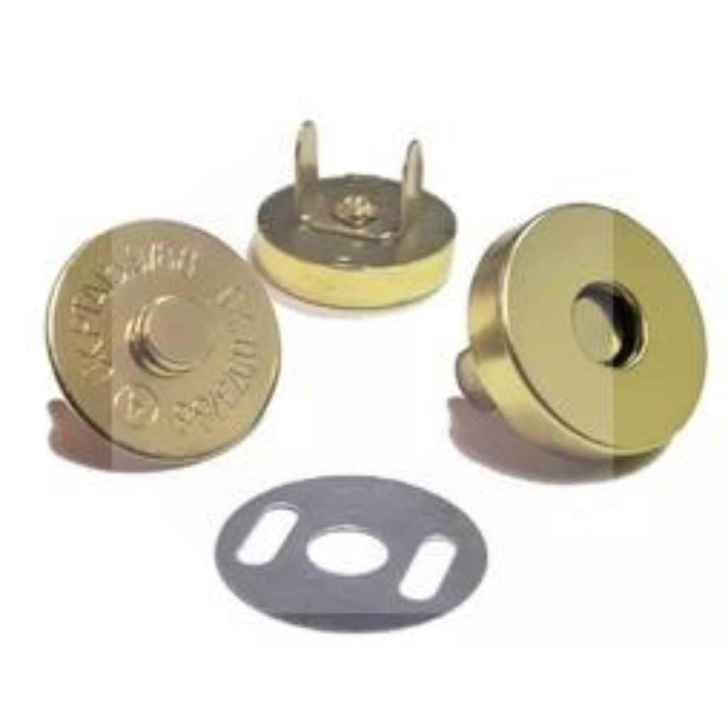 Botão Magnético Imantado 14 e 18 MM  Para Bolsas Carteiras Artesanato Kit 4 Unidades