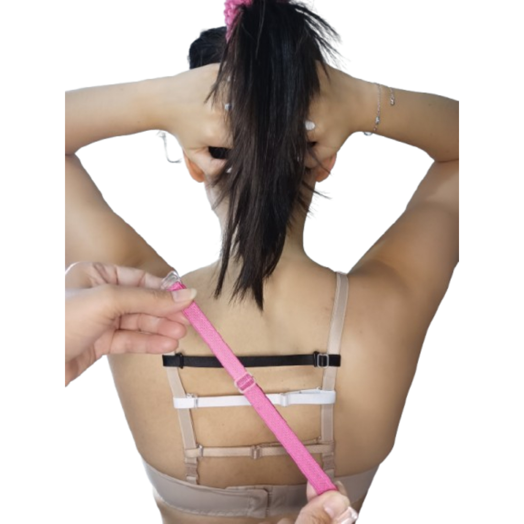 Alça de junção de sutiã Alças Extensoras  Suporte de costas Kit com 2 Unidades