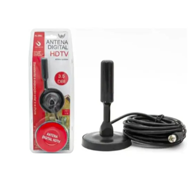 kit 10 /6 Antena Digital Lukton 3003 Interna/externa 5m De Fio