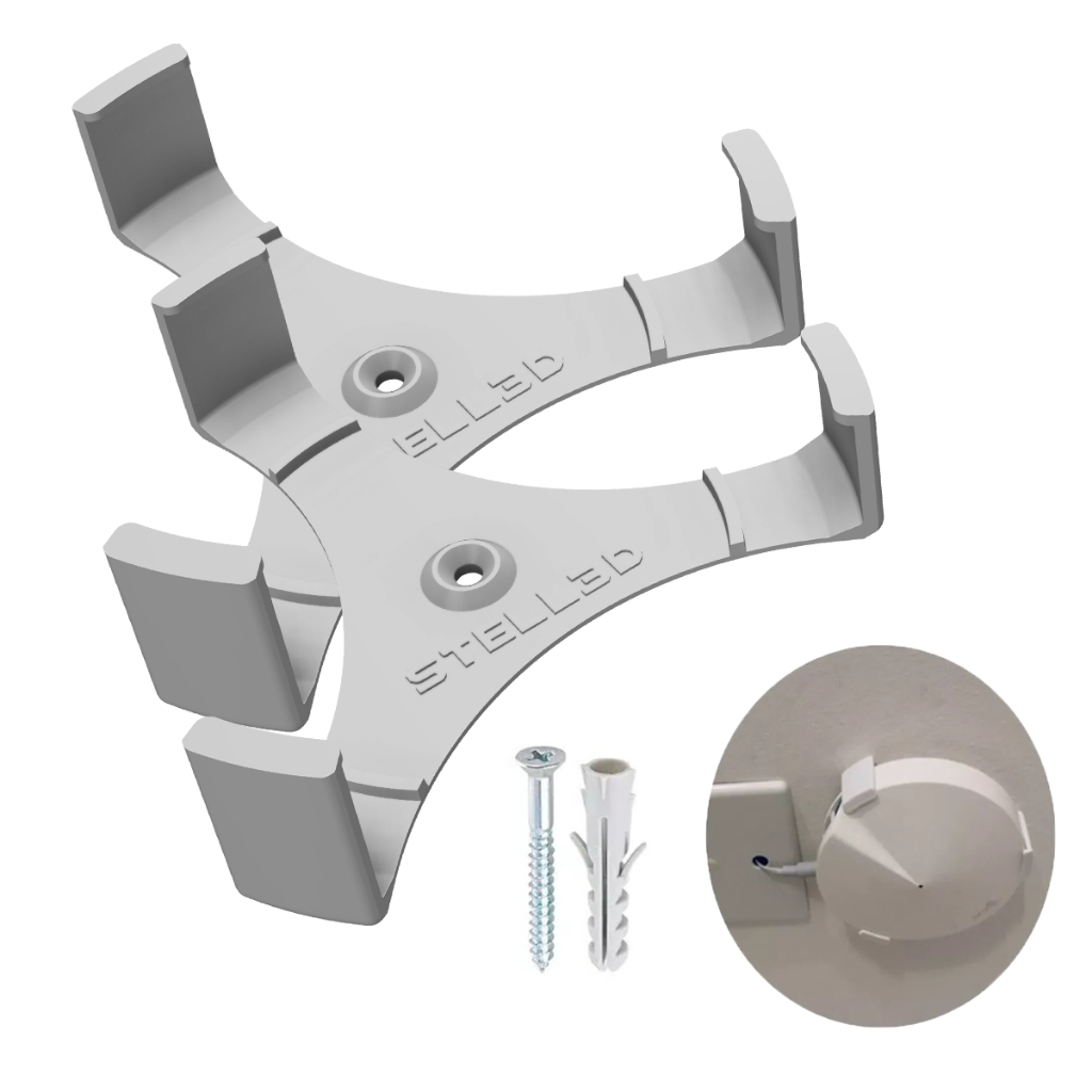 2 Suporte De Parede Teto Triangular Para Roteador Deco Tp-link M5 Ac 1300