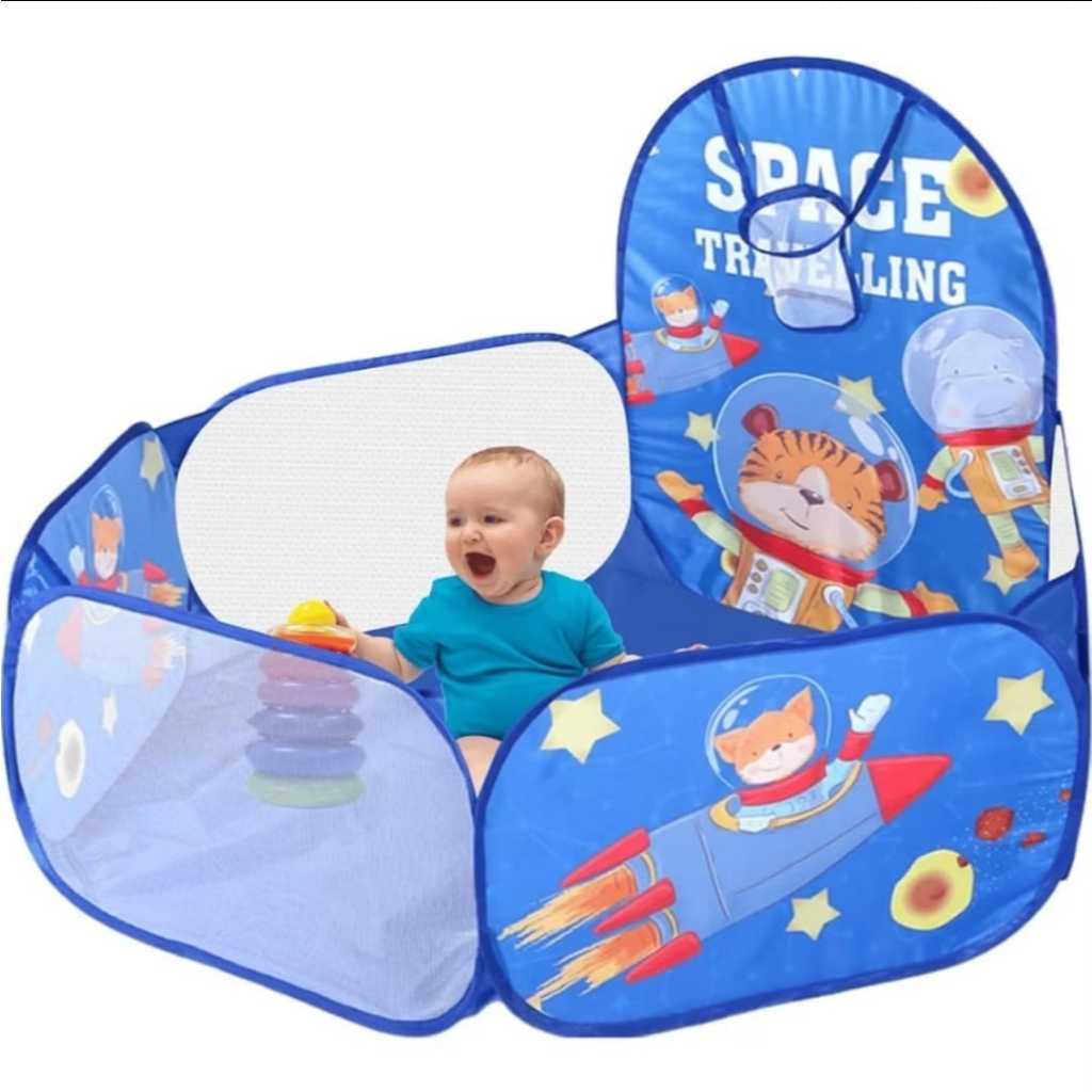 Piscina De Bolinhas Basquete Cercadinho Bebe Chiqueirinho Cesta Menino Menina