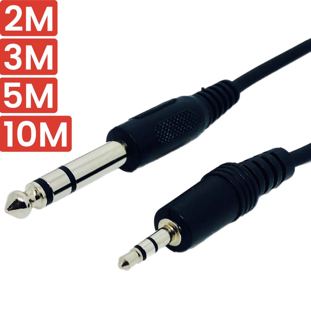 Cabo Audio Auxiliar P2 X P10 Estereo 2M 3M 5M 10M
