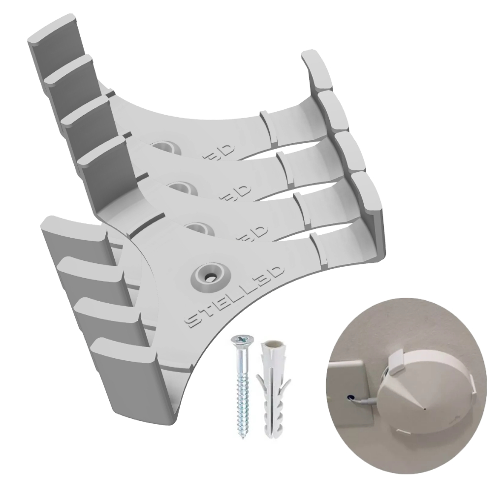 4 Suporte De Parede Teto Triangular Para Roteador Deco Tp-link M5 Ac 1300