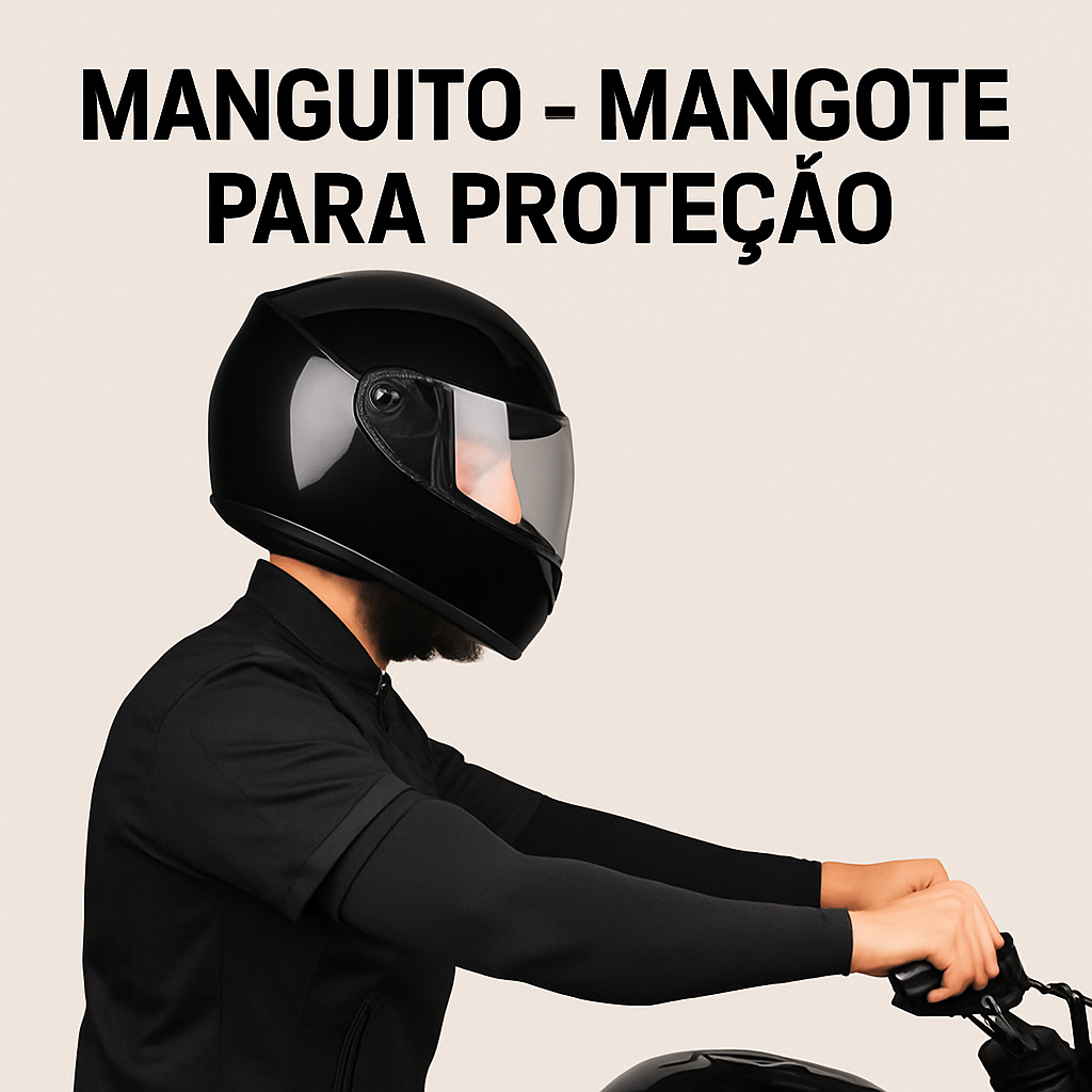 2 Pares de Mangote - manguito Unissex para Proteção Solar – Uso Diário em Esportes e Lazer