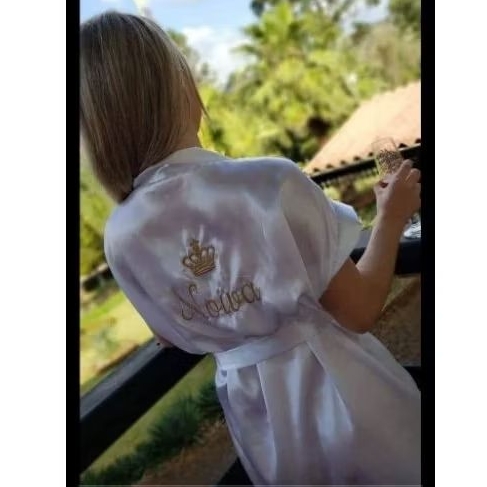Robe de cetim Noiva