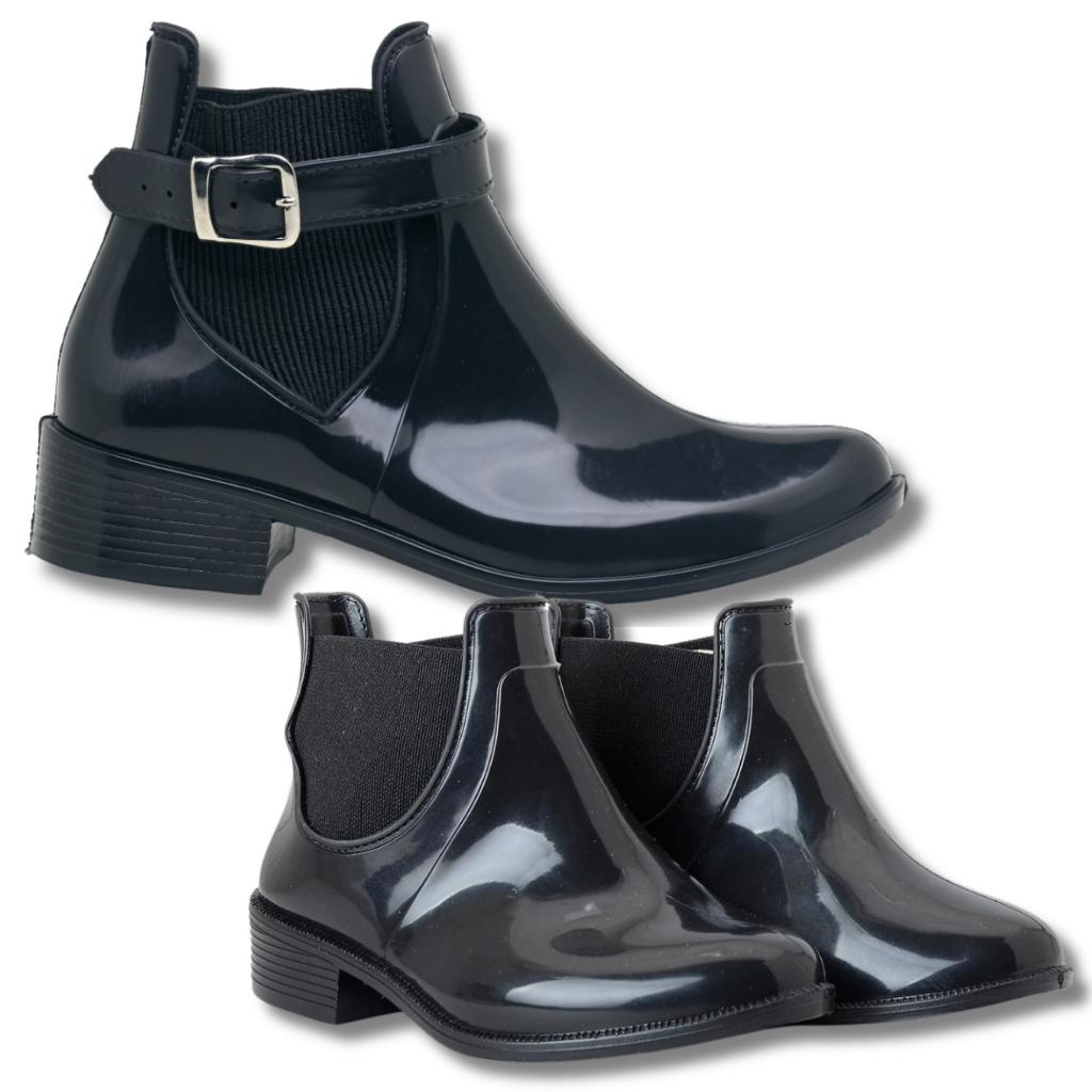 Kit 2 Pares Bota Feminina Infantil de Menina Mãe e Filha Galocha