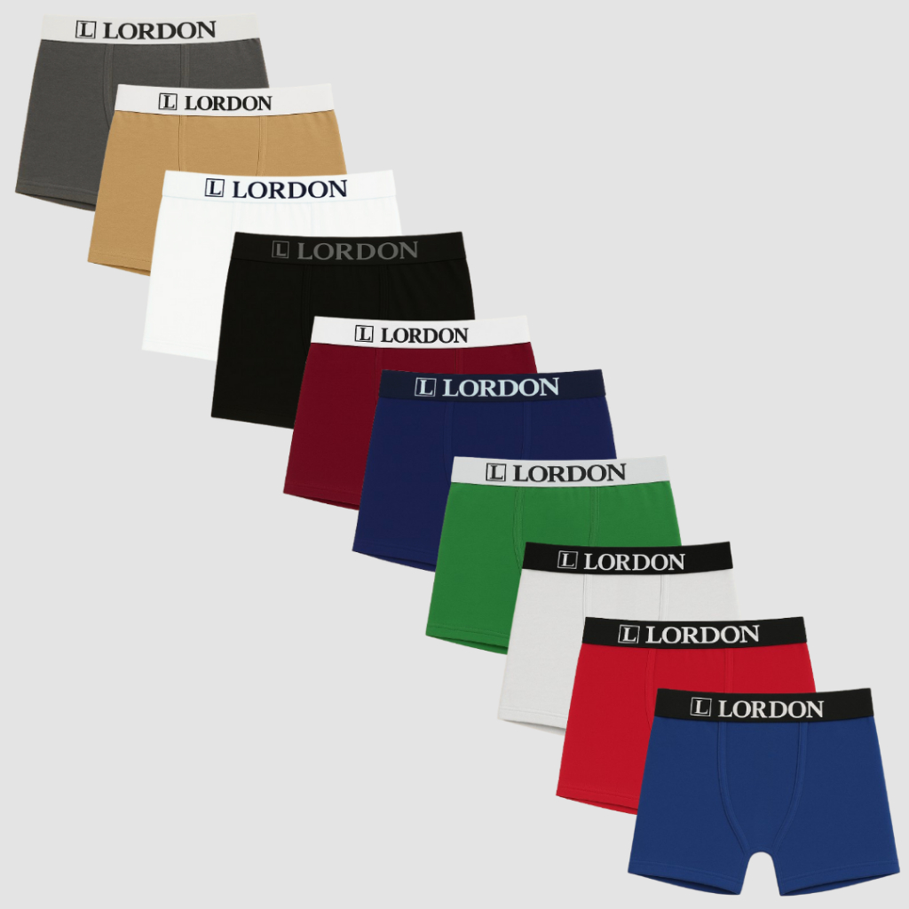 Kit 10 Cuecas Boxer Infantil Cotton Confortável Cores Sortidas Meninos