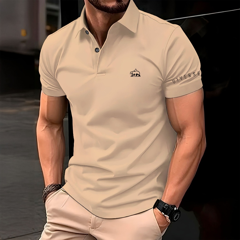 Camiseta Manfinity Polo Minimalista Diverse Camisa Piquet Street Wear