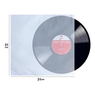 25 Plásticos Internos 0,06 P/ Proteção De Lp Discos Vinil