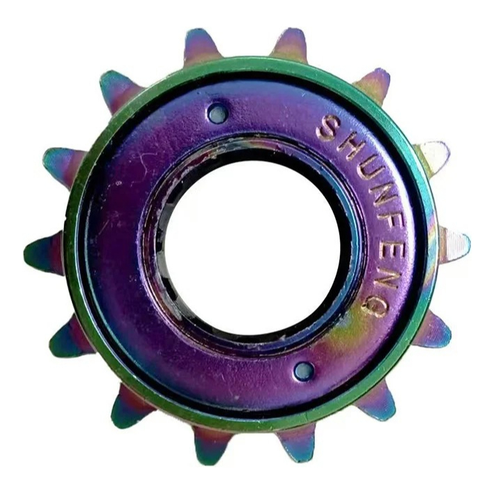 Roda Livre 14d Catraca Rosca Camaleao Bike Aro 16 20 24 26 Cor Arco Iris Quantidade Máxima De Dentes 14 Quantidade Mínim
