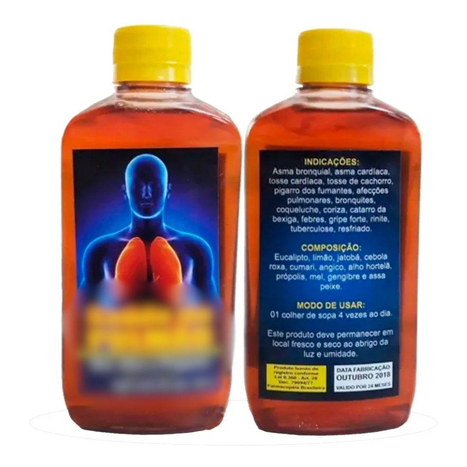 03 Und S Pulmão Natural 300ml