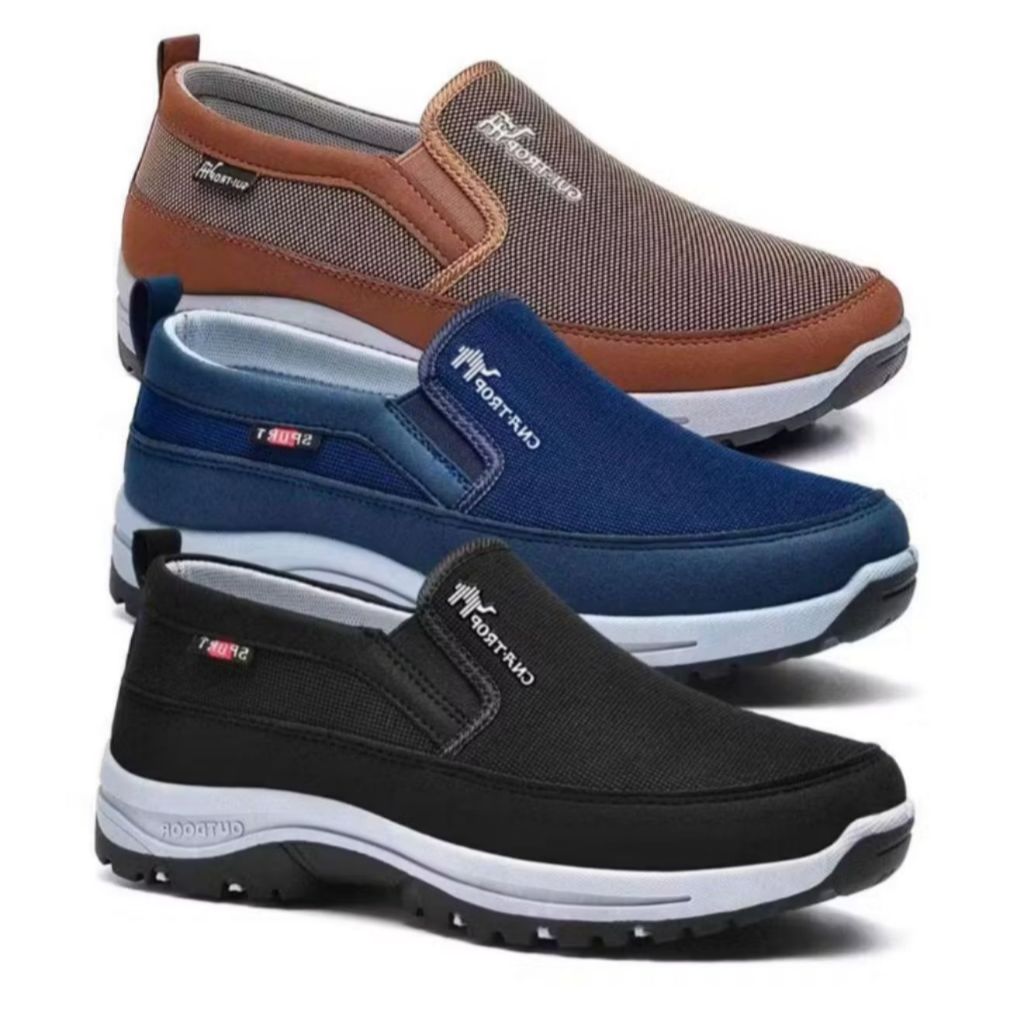 Kit 3 Pares De Tênis Sapatilha Masculino Casual Adventure De Trilha Ortopedica Impermeável Antiderrapante e Solado Macio