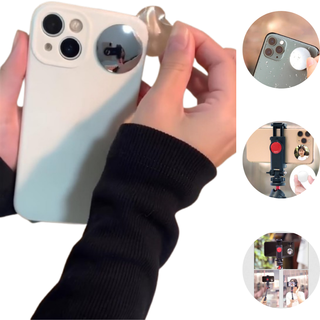 Espelho Selfie Para Celular Camera Traseira Para Iphone Android Vlog Videos Fotos Universal