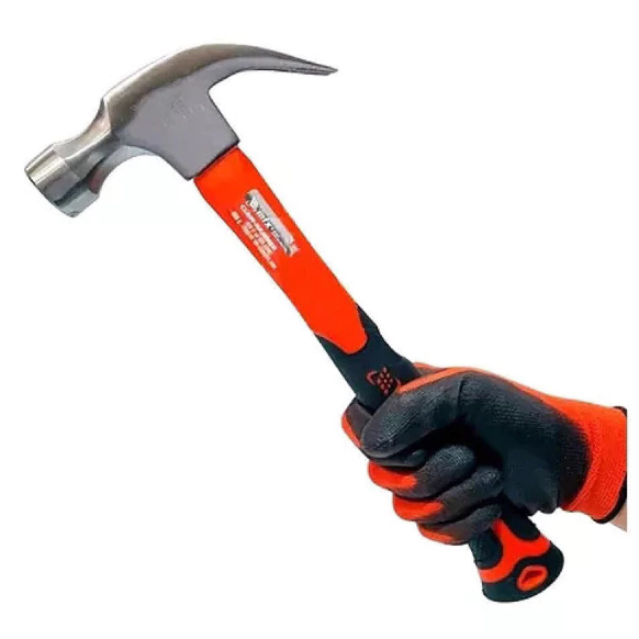 Martelo Unha Profissional Com Cabo Emborrachado Cabeça 27mm/34mm Portátil—W-15