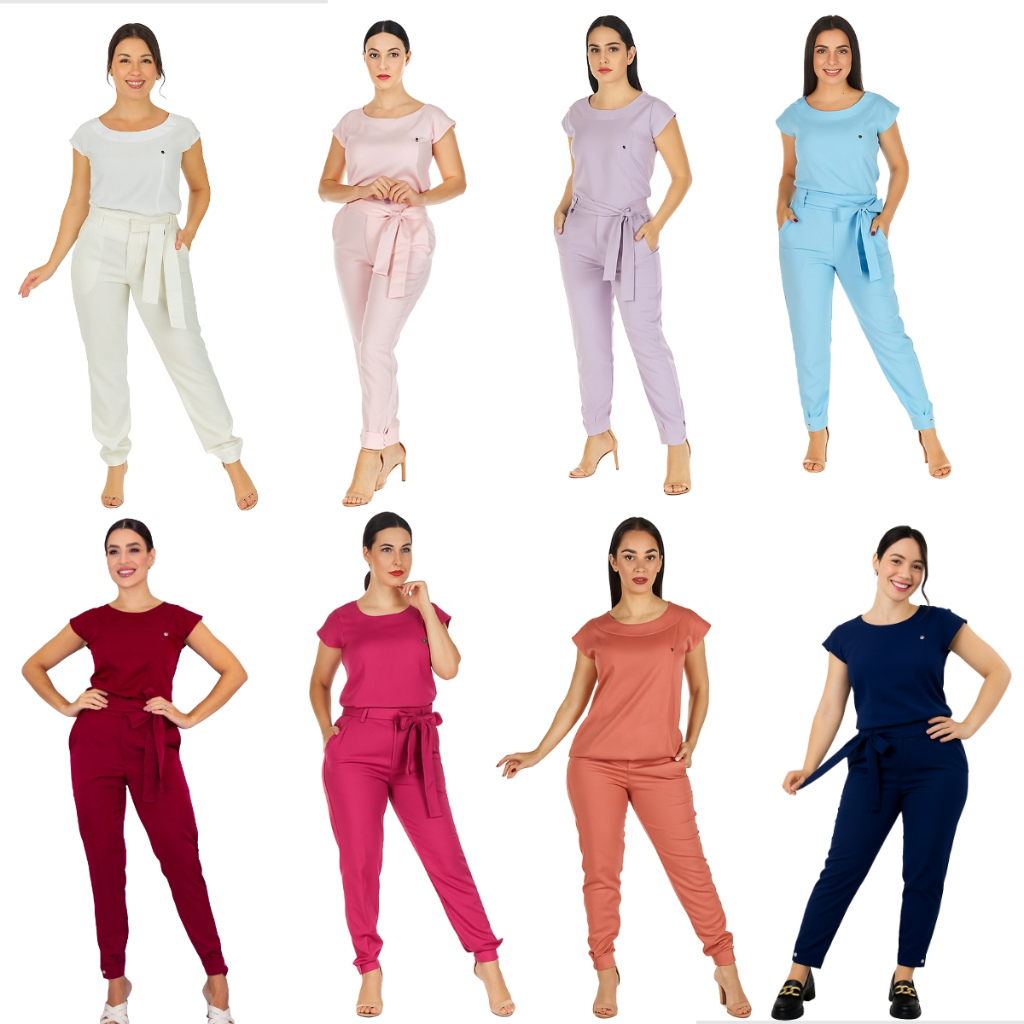 Conjunto Scrub Muscle Two Way Gabardine Com Elastano Uniforme Clinica Saúde Estética Várias Cores