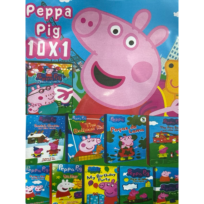 Peppa Pig 10em1 DVD vídeo