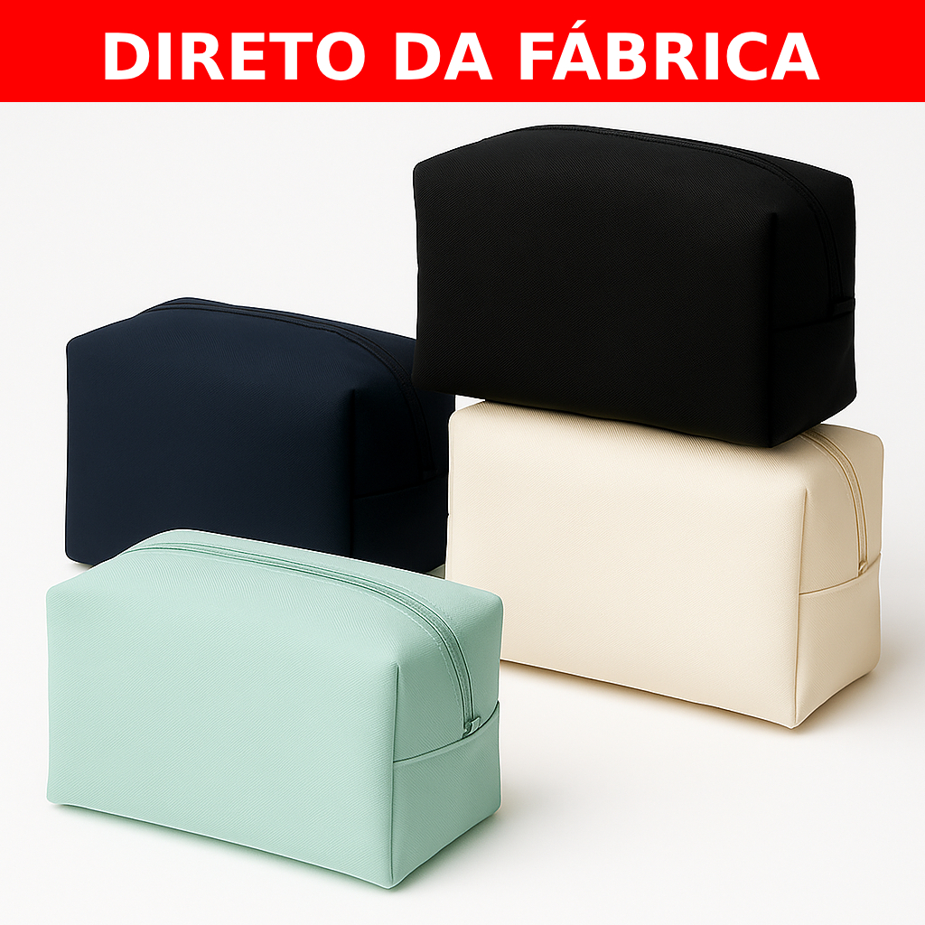Kit De Necessaire Lisas Para Personalizar Brinde