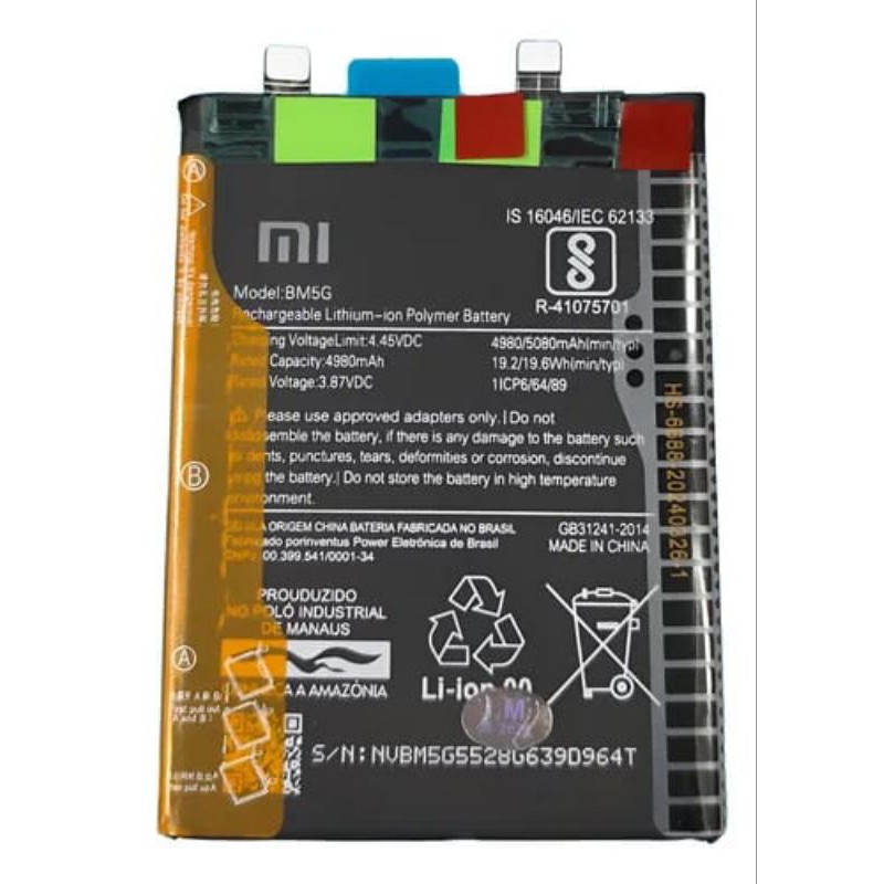 BATERIA  BM5G ORIGINAL compatível  XIAOMI POCO X4 GT / NOTE 11T PRO (BM5G)  -Envio imediato