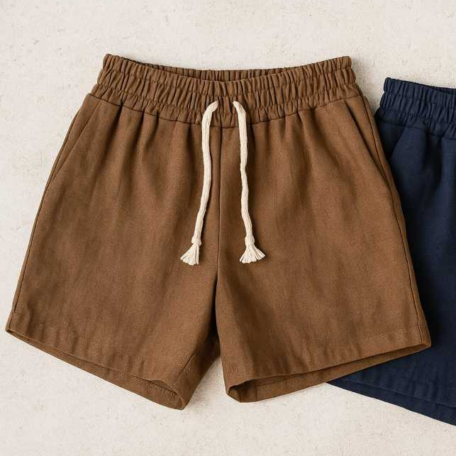 Short linho mauricinho bebê- infantil 1 ao 6