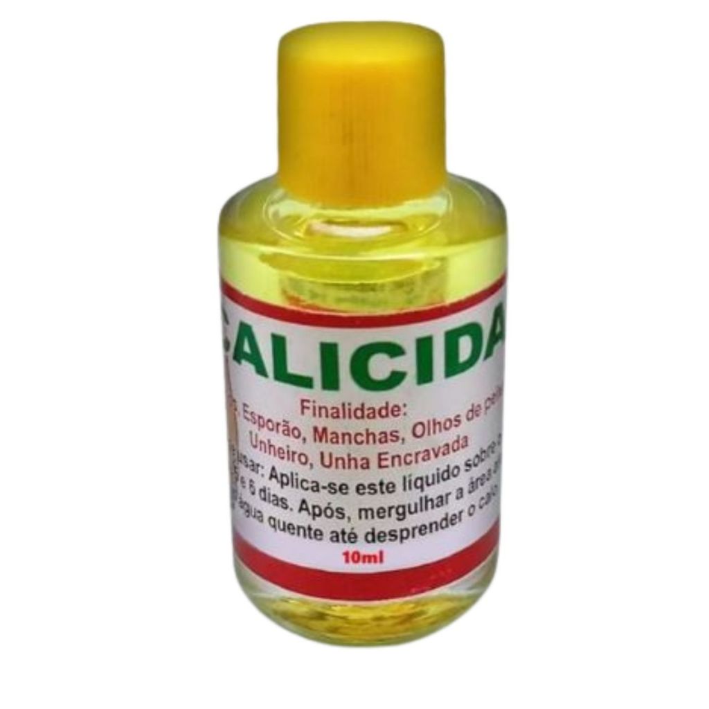 Calicida - Calos, Espourão, Manchas, Olho de Peixe, Unha encravada e Unheiro - 10ml