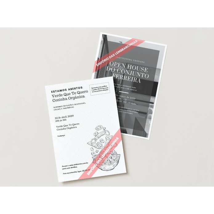 50 ~ 200 Panfletos - Preto e Branco - Flyer Personalizados 10x15 Só Frente 75 ~ 115g